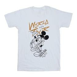 Disney - T-shirt WORLD TOUR - Homme (Blanc)