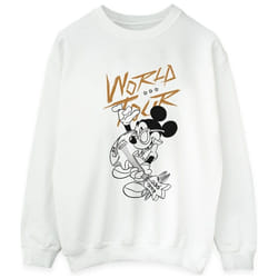 Disney - Sweat WORLD TOUR - Homme (Blanc)