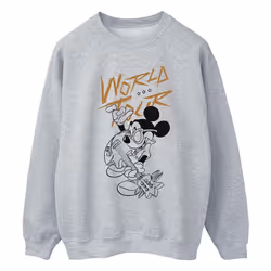 Disney - Sweat WORLD TOUR - Homme (Gris chiné)