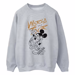 Disney - Sweat WORLD TOUR - Homme (Gris chiné)