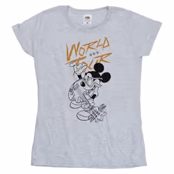 Disney - T-shirt WORLD TOUR - Femme (Gris chiné)