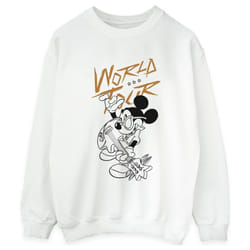 Disney - Sweat WORLD TOUR - Femme (Blanc)