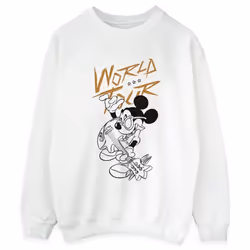Disney - Sweat WORLD TOUR - Femme (Blanc)