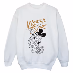 Disney - Sweat WORLD TOUR - Garçon (Blanc)