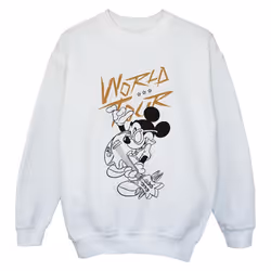 Disney - Sweat WORLD TOUR - Garçon (Blanc)