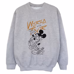 Disney - Sweat WORLD TOUR - Garçon (Gris chiné)