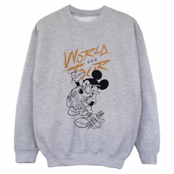 Disney - Sweat WORLD TOUR - Garçon (Gris chiné)