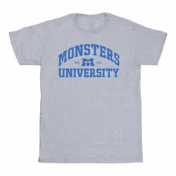 Disney - T-shirt MONSTERS UNIVERSITY - Homme (Gris chiné)