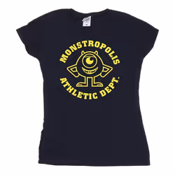 Disney - T-shirt MONSTERS UNIVERSITY MONSTROPOLIS - Femme (Bleu marine)