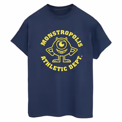 Disney - T-shirt MONSTERS UNIVERSITY MONSTROPOLIS - Femme (Bleu marine)