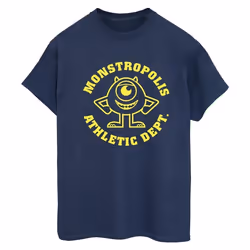Disney - T-shirt MONSTERS UNIVERSITY MONSTROPOLIS - Femme (Bleu marine)