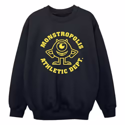 Disney - Sweat MONSTERS UNIVERSITY MONSTROPOLIS - Garçon (Noir)