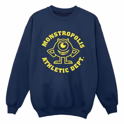 Disney - Sweat MONSTERS UNIVERSITY MONSTROPOLIS - Garçon (Bleu marine)