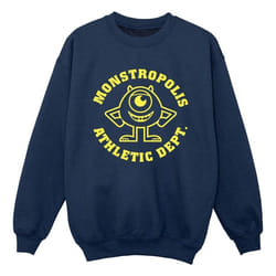 Disney - Sweat MONSTERS UNIVERSITY MONSTROPOLIS - Garçon (Bleu marine)
