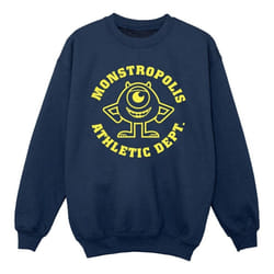 Disney - Sweat MONSTERS UNIVERSITY MONSTROPOLIS - Fille (Bleu marine)