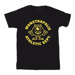 Disney - T-shirt MONSTERS UNIVERSITY MONSTROPOLIS - Homme (Noir)