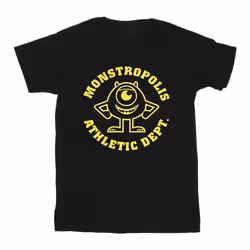 Disney - T-shirt MONSTERS UNIVERSITY MONSTROPOLIS - Homme (Noir)