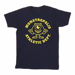 Disney - T-shirt MONSTERS UNIVERSITY MONSTROPOLIS - Homme (Bleu marine)