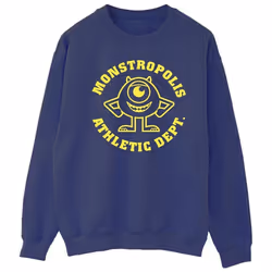 Disney - Sweat MONSTERS UNIVERSITY MONSTROPOLIS - Homme (Bleu marine)