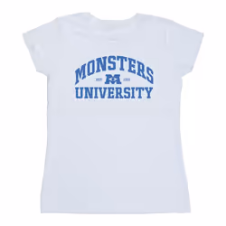 Disney - T-shirt MONSTERS UNIVERSITY - Femme (Blanc)