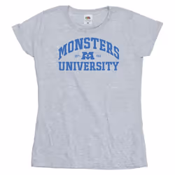 Disney - T-shirt MONSTERS UNIVERSITY - Femme (Gris chiné)