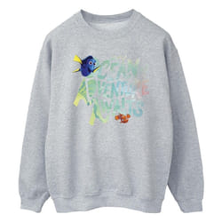 Disney - Sweat FINDING DORY OCEAN OF ADVENTURE - Homme (Gris chiné)