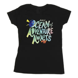 Disney - T-shirt FINDING DORY OCEAN OF ADVENTURE - Femme (Noir)