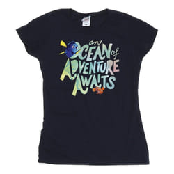 Disney - T-shirt FINDING DORY OCEAN OF ADVENTURE - Femme (Bleu marine)