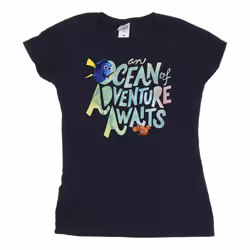 Disney - T-shirt FINDING DORY OCEAN OF ADVENTURE - Femme (Bleu marine)