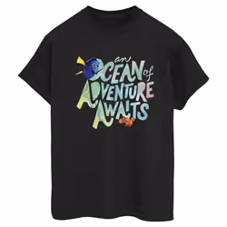 Disney - T-shirt FINDING DORY OCEAN OF ADVENTURE - Femme (Noir)