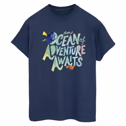 Disney - T-shirt FINDING DORY OCEAN OF ADVENTURE - Femme (Bleu marine)