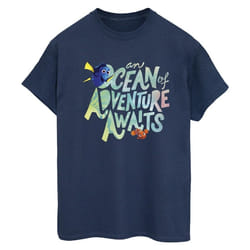 Disney - T-shirt FINDING DORY OCEAN OF ADVENTURE - Femme (Bleu marine)