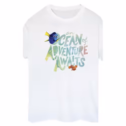 Disney - T-shirt FINDING DORY OCEAN OF ADVENTURE - Femme (Blanc)