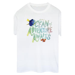 Disney - T-shirt FINDING DORY OCEAN OF ADVENTURE - Femme (Blanc)