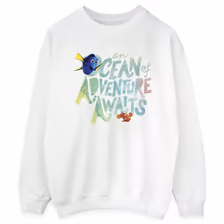 Disney - Sweat FINDING DORY ADVENTURE - Femme (Blanc)