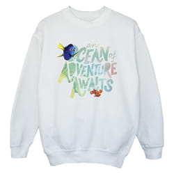 Disney - Sweat FINDING DORY OCEAN OF ADVENTURE - Garçon (Blanc)