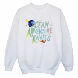 Disney - Sweat FINDING DORY OCEAN OF ADVENTURE - Garçon (Blanc)