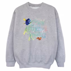 Disney - Sweat FINDING DORY OCEAN OF ADVENTURE - Garçon (Gris chiné)