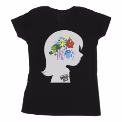 Disney - T-shirt INSIDE OUT - Femme (Noir)