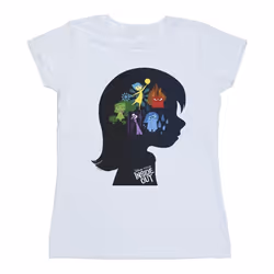 Disney - T-shirt INSIDE OUT - Femme (Blanc)