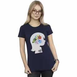 Disney - T-shirt INSIDE OUT - Femme (Bleu marine)