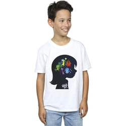 Disney - T-shirt INSIDE OUT - Garçon (Blanc)