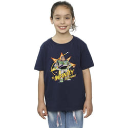 Disney - T-shirt TOY STORY TO INFINITY - Fille (Bleu marine)