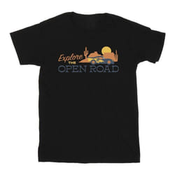 Disney - T-shirt CARS EXPLORE THE OPEN ROAD - Homme (Noir)