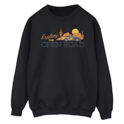 Disney - Sweat CARS EXPLORE THE OPEN ROAD - Homme (Noir)