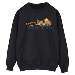 Disney - Sweat CARS EXPLORE THE OPEN ROAD - Femme (Noir)