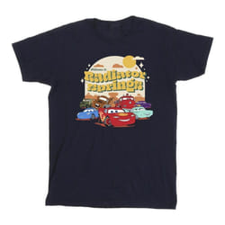 Disney - T-shirt CARS RADIATOR SPRINGS - Homme (Bleu marine)