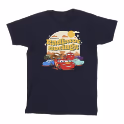 Disney - T-shirt CARS RADIATOR SPRINGS - Homme (Bleu marine)