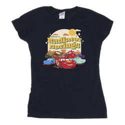 Disney - T-shirt CARS RADIATOR SPRINGS - Femme (Bleu marine)