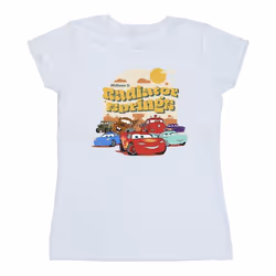 Disney - T-shirt CARS RADIATOR SPRINGS - Femme (Blanc)